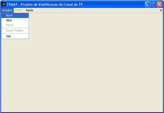 Canal de TV: Metodologia O programa TVMAT, consta basicamente de oito arquivos onde se encontram as rotinas a serem executadas. São quatro arquivos com extensão.m e quatro arquivos com extensão.fig.