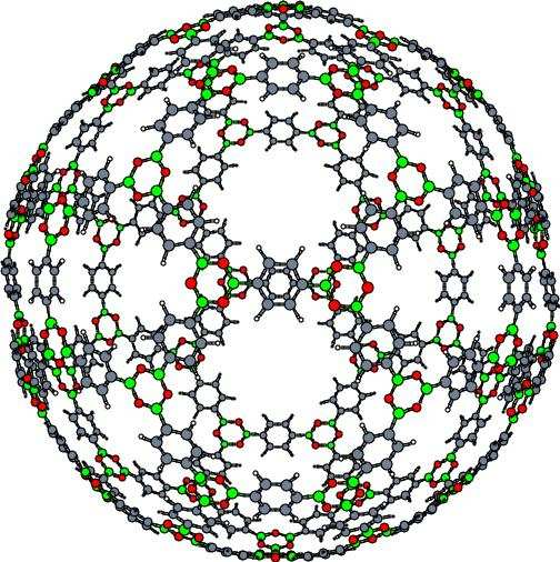 3.4 Fullerenos de COF s Uma possibilidade interessante é a formação de fullerenos a partir das redes orgânicas covalentes.