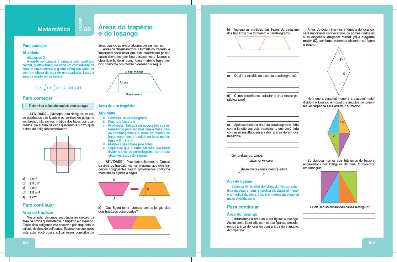 7º ano capítulo 60: Áreas