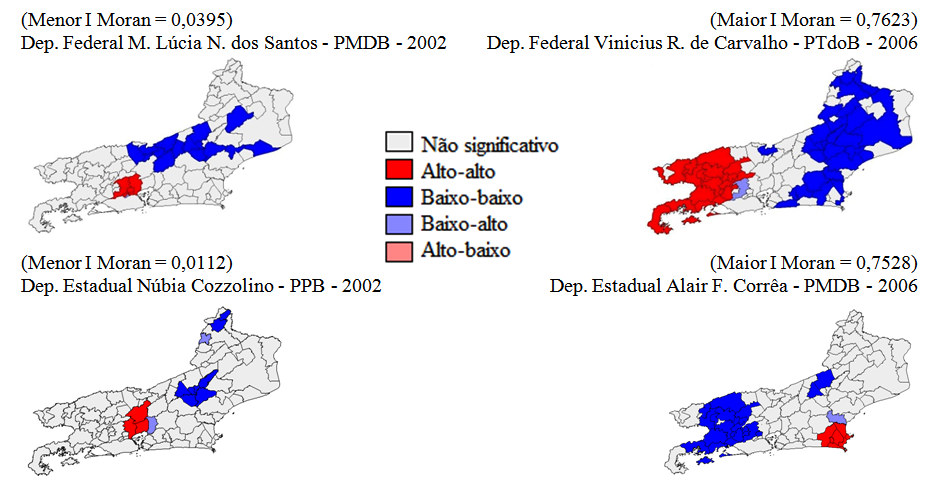 CÍNTIA PINHEIRO RIBEIRO DE SOUZA E LUÍS FELIPE GUEDES DA GRAÇA 59 forma complementar, quando a territorialização do voto é mais definida, espera-se menos incerteza no momento da alocação de recursos