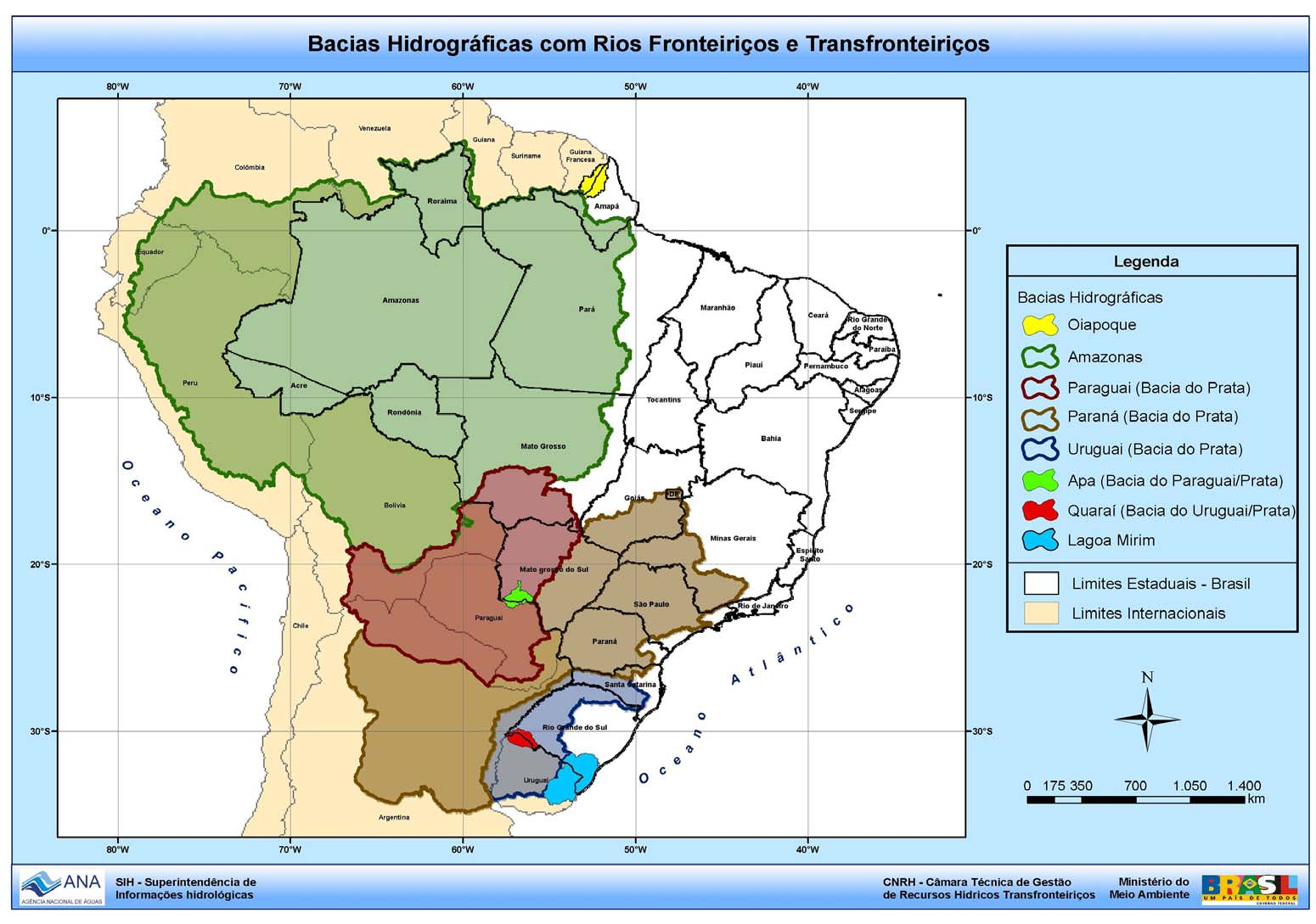 Bacias Hidrográficas de Ríos