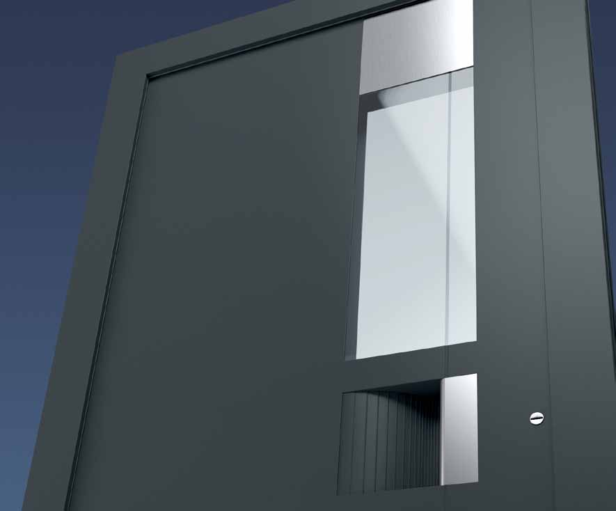 Mais de 40 novos modelos de porta de entrada Valor U D de até 0,47 W/(m²