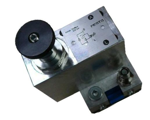Válvula limitadora de pressão pré-operada com ventagem código 13092103 P L T - piloto e dreno internos - faixa de pressão de operação: de 5 a 50 bar -