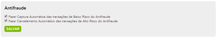 Concluindo uma Venda (captura ou cancelamento) As vendas AUTORIZADAS aguardam uma decisão de confirmação ou cancelamento. E esta decisão deve vir em conformidade com a análise de fraude.