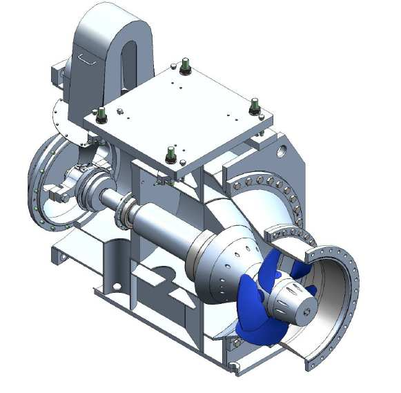 Vantagens Microtubular Maximização da produção de energia através da possibilidade de ajustes na posição do ângulo da pá; A elevação da linha de centro da máquina pode estar acima da