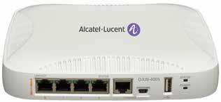 INFRAESTRUTURA DE REDE Infraestrutura LAN Redução de custos com uma única infraestrutura para serviços de voz e dados com ou sem Power over Ethernet (PoE) OmniSwitch 6250 Switch Fast Ethernet