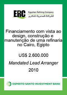 Reino Unido A partir da Sucursal de Londres, o Banco manteve a sua estratégia de consolidação internacional, focando a sua actividade nos sectores de infra-estruturas e energia e participando em