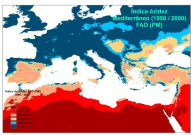 6 Desertificação em Portugal; Uma realidade? 3 - A Desertificação na Região Mediterrânica WorldClim Global Climate Data (Hijmans et al.