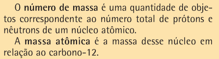 A massa atômica indica quantas vezes o átomo