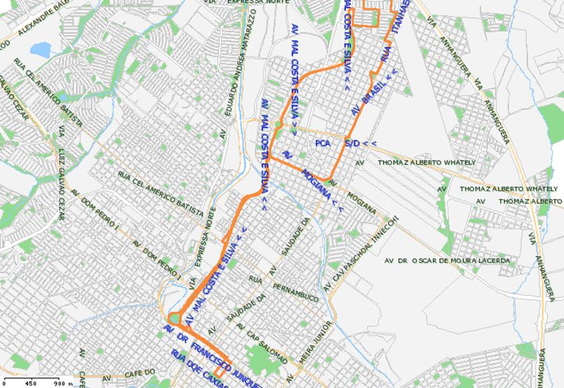 Itinerário e Horários Especificação de trajetos e horários (Anexo 1.