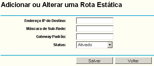 Gateway Padrão: este é o endereço IP do gateway que permite a conexão entre o roteador e a rede ou host de destino. 3.