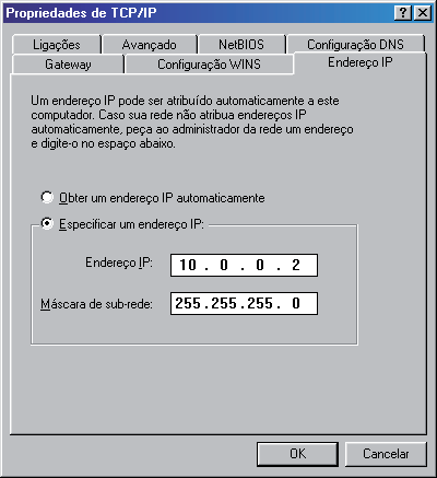 Guia Endereço IP 2. Digite o endereço IP de LAN do roteador (o IP padrão é 10.