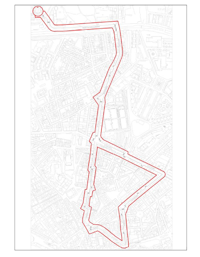 às passadeiras, estacionamento abusivo no passeio e ainda passeios subdimensionados nas vias de perfil médio a reduzido. 5.4.