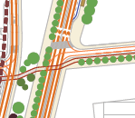 11.3. PLANO DE URBANIZAÇÃO DO VALE DA AMOREIRA 1. Rede Viária 1.1. Circulação A verificação da componente de circulação viária no âmbito do presente plano revelou a necessidade de prever a