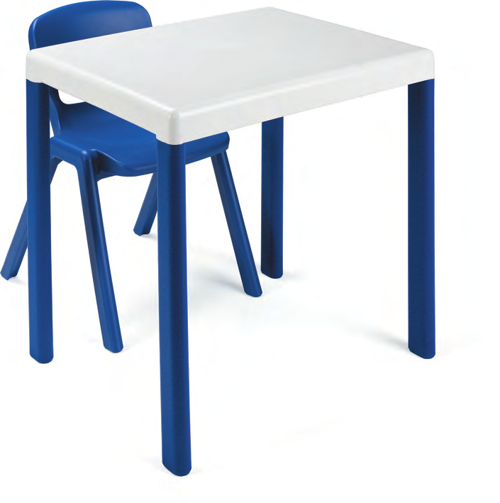 ERGOS Classroom A cadeira e a mesa ERGOS foram desenhadas para oferecer uma resistência e estabilidade excepcionais.