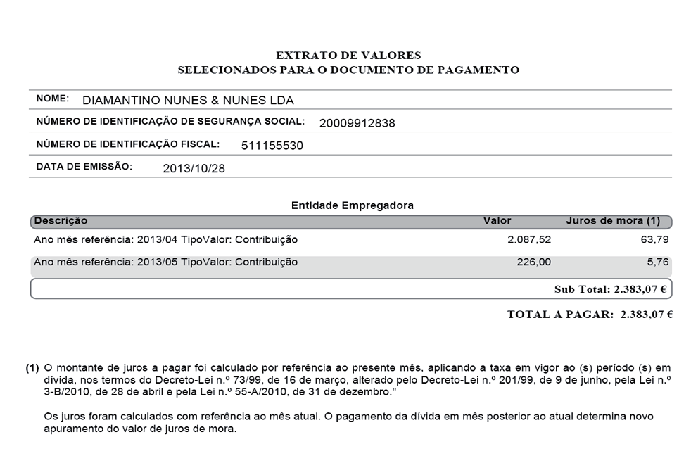 2 Emissão de 2ª Via do Documento de Pagamento No separador Pagamentos e Recebimentos, selecione Emitir 2ª via documento de pagamento.