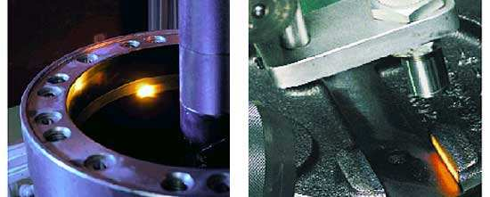 TÊMPERA POR LASER APLICAÇÃO Usado na têmpera de peças de geometria variadas OBSERVAÇÃO As peças são cobertas com fosfato de zinco ou magnésio para aumentar a absortividade 19 TÊMPERA POR LASER O