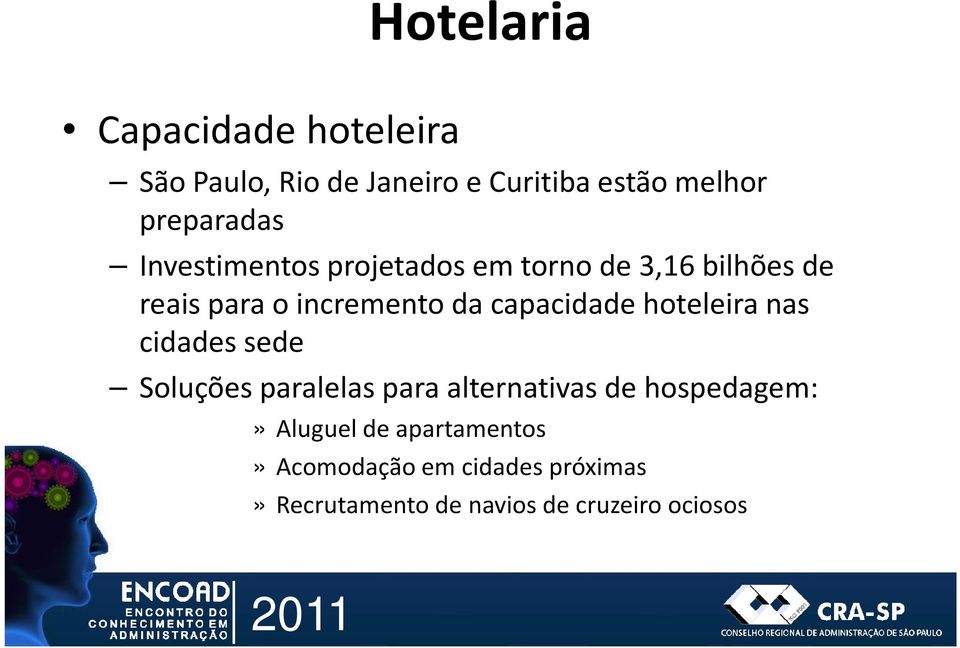 capacidade hoteleira nas cidades sede Soluções paralelas para alternativas de hospedagem:»