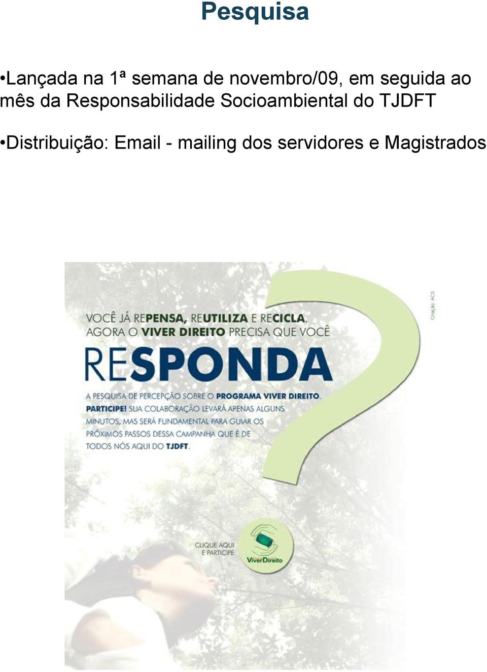 Responsabilidade Socioambiental do TJDFT