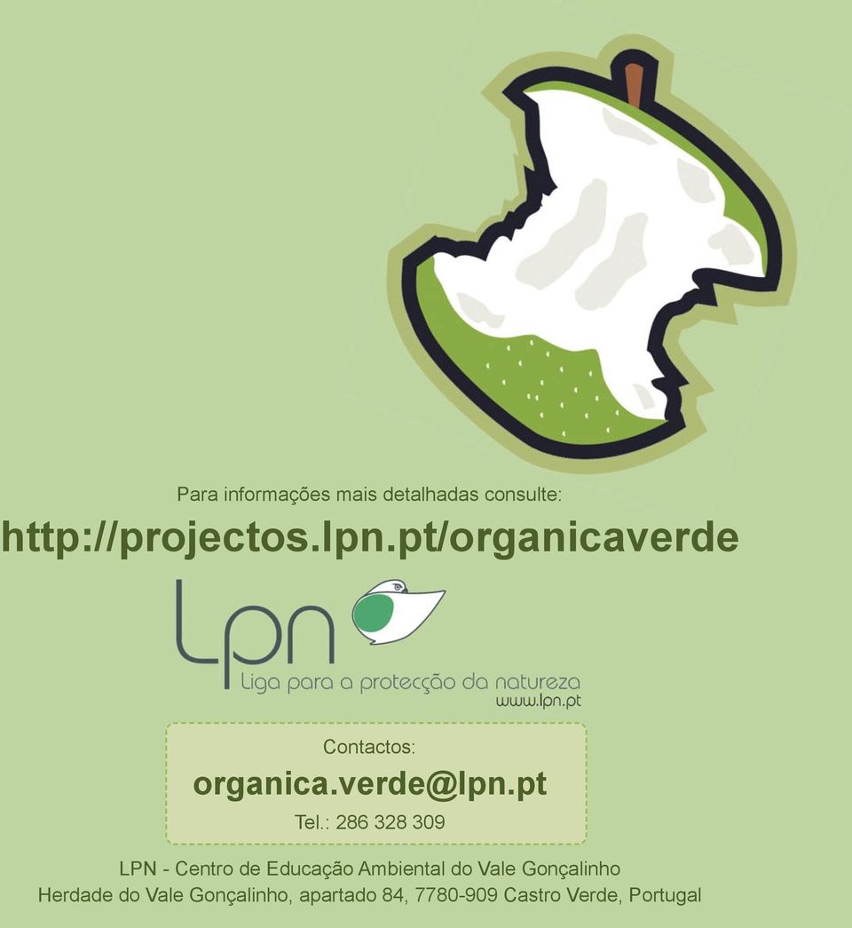 : 286 328 309 16 LPN - Centro de Educação Ambiental do Vale