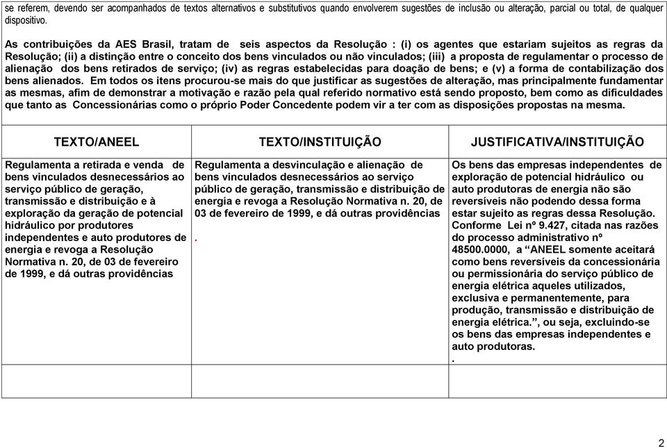 vinculados; (iii) a proposta de regulamentar o processo de alienação dos bens retirados de serviço; (iv) as regras estabelecidas para doação de bens; e (v) a forma de contabilização dos bens