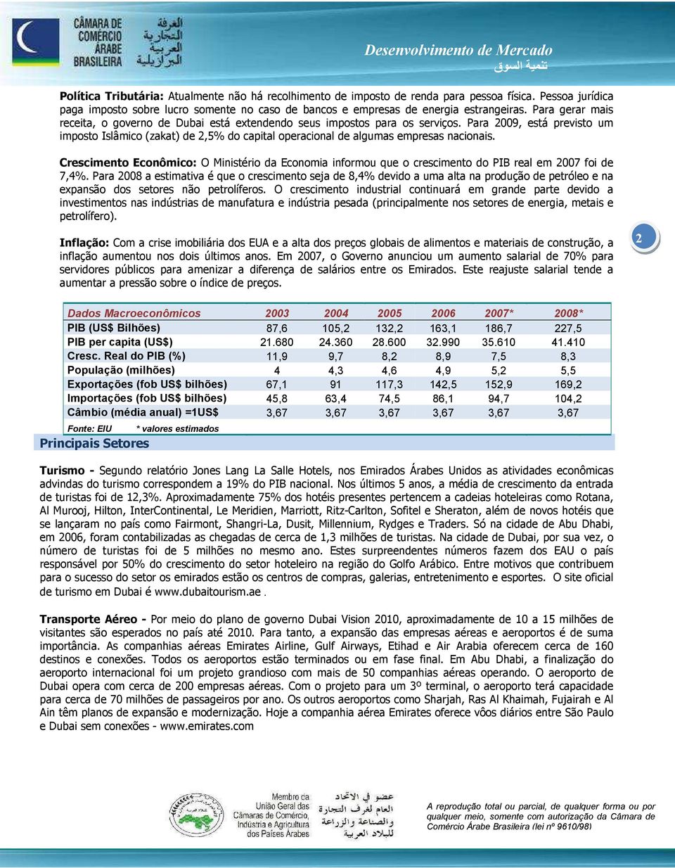 Para 2009, está previsto um imposto Islâmico (zakat) de 2,5% do capital operacional de algumas empresas nacionais.