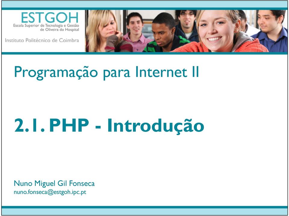 PHP - Introdução Nuno