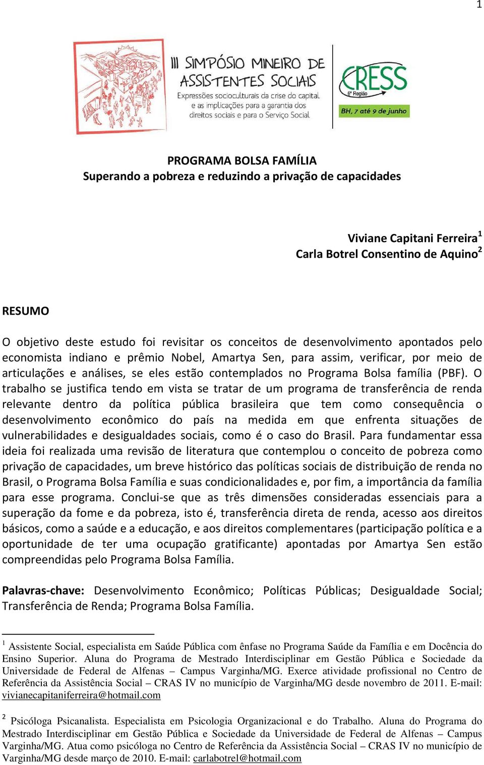 família (PBF).