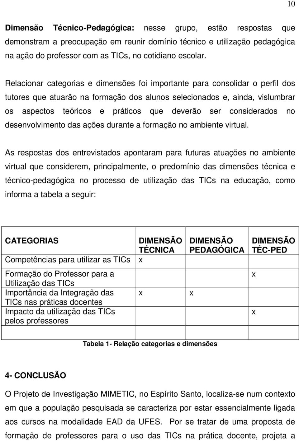 ser considerados no desenvolvimento das ações durante a formação no ambiente virtual.