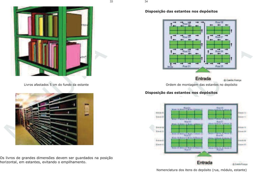 depósitos Os livros de grandes dimensões devem ser guardados na posição horizontal,