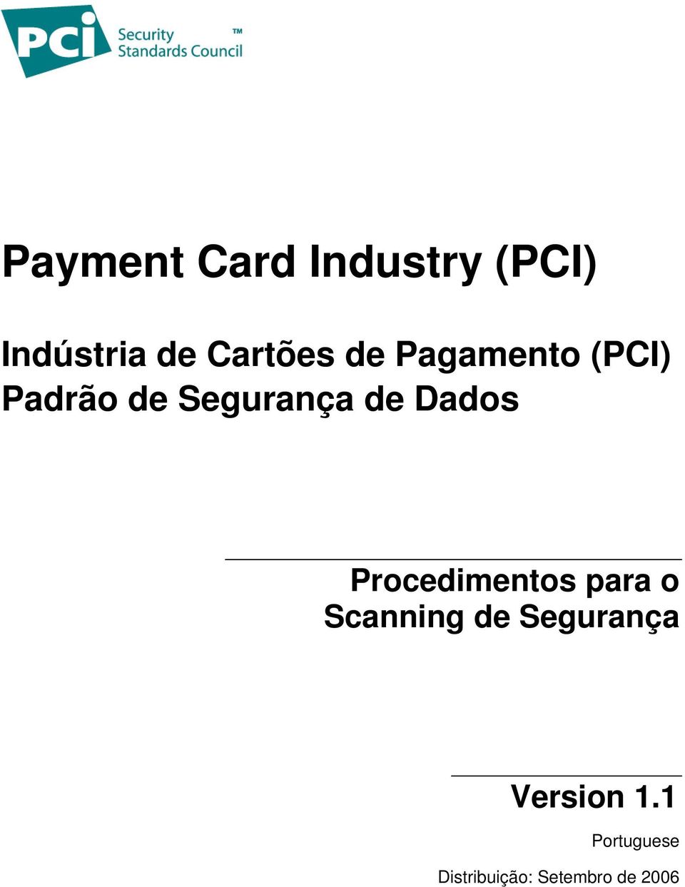 Procedimentos para o Scanning de Segurança