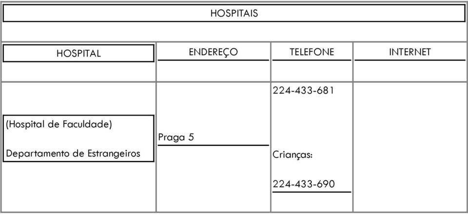 (Hospital de Faculdade)