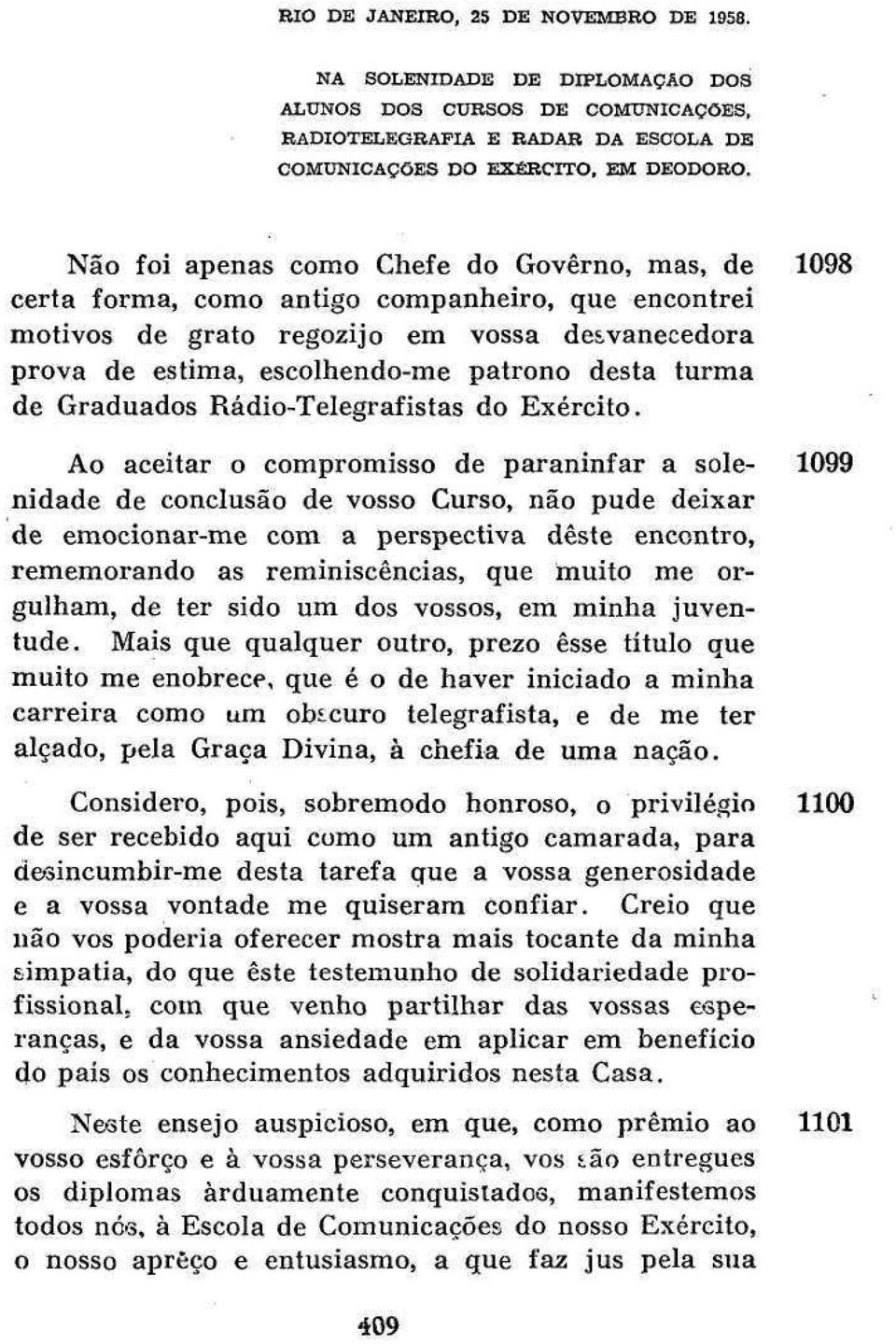 turma de Graduados Rádio-Telegrafistas do Exército.