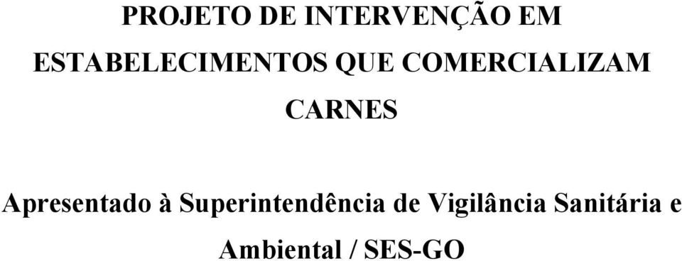 CARNES Apresentado à