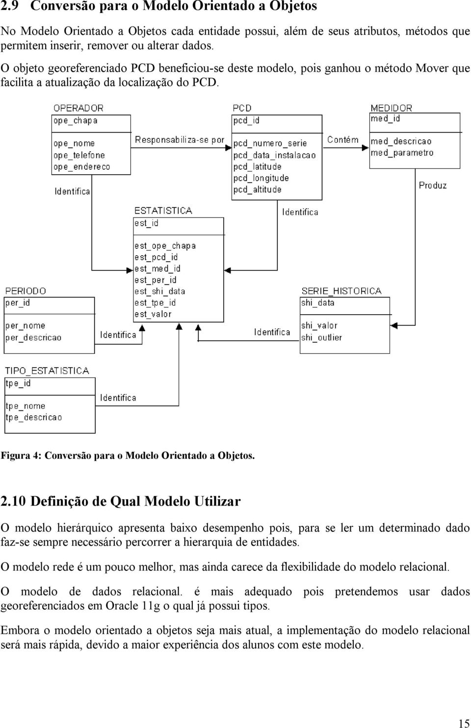 10 Definição de Qual Modelo Utilizar O modelo hierárquico apresenta baixo desempenho pois, para se ler um determinado dado faz-se sempre necessário percorrer a hierarquia de entidades.