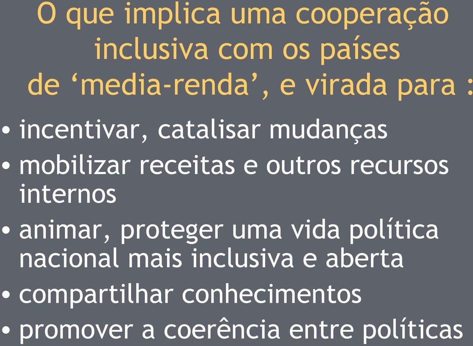 recursos internos animar, proteger uma vida política nacional mais