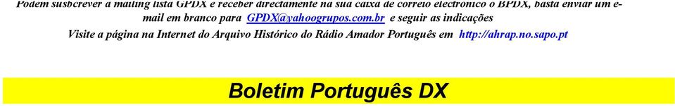 GPDX@yahoogrupos.com.