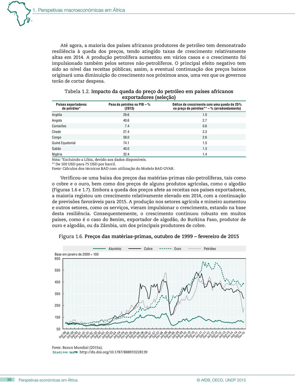 O principal efeito negativo tem sido ao nível das receitas públicas; assim, a eventual continuação dos preços baixos originará uma diminuição do crescimento nos próximos anos, uma vez que os governos