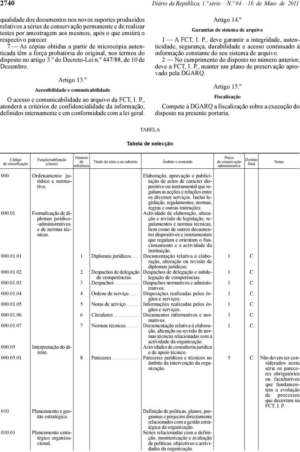 7 As cópias obtidas a partir microcópia autenticada têm a força probatória do original, nos termos do disposto no artigo 3.º do Decreto -Lei n.º 447/88, 10 Dezembro. Artigo 13.