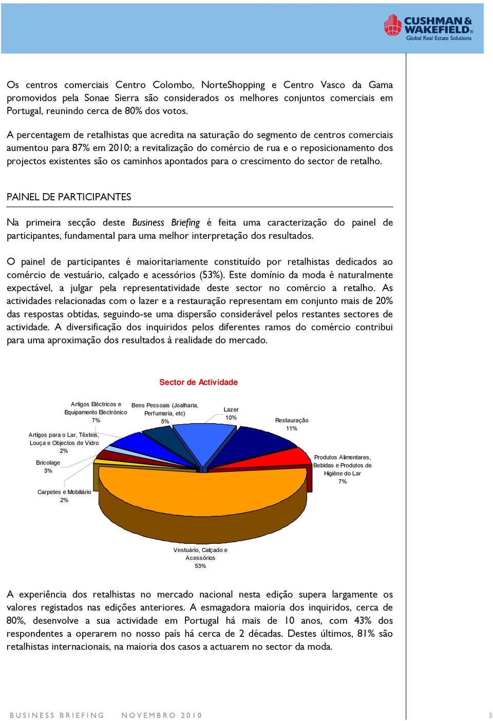 são os caminhos apontados para o crescimento do sector de retalho.