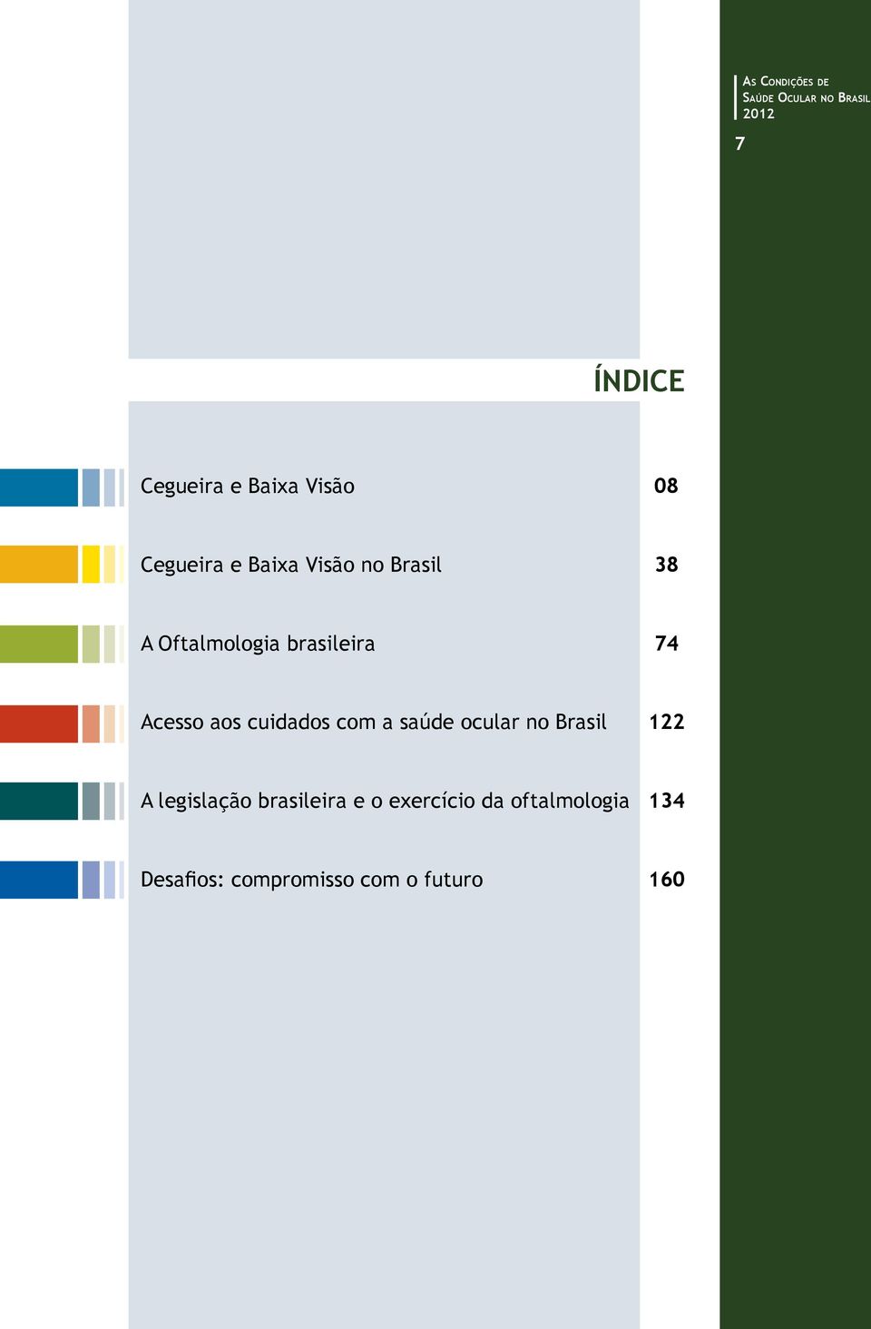 Acesso aos cuidados com a saúde ocular no Brasil 122 A legislação