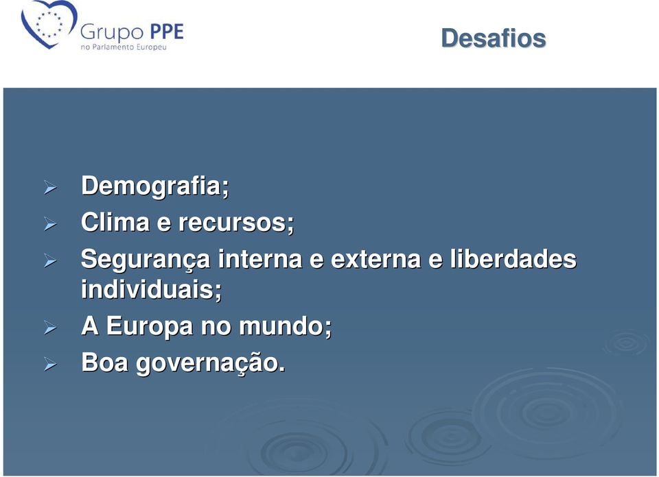 externa e liberdades