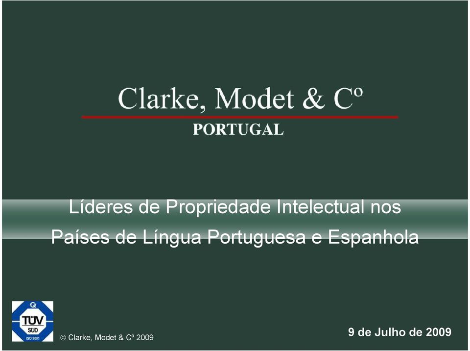 Espanhola Clarke, Modet & Cº 2009 9