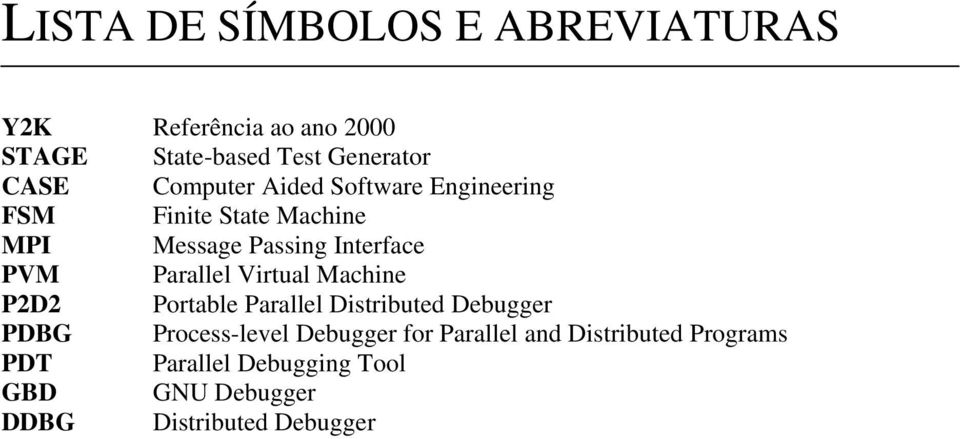 Parallel Virtual Machine P2D2 Portable Parallel Distributed Debugger PDBG Process-level Debugger