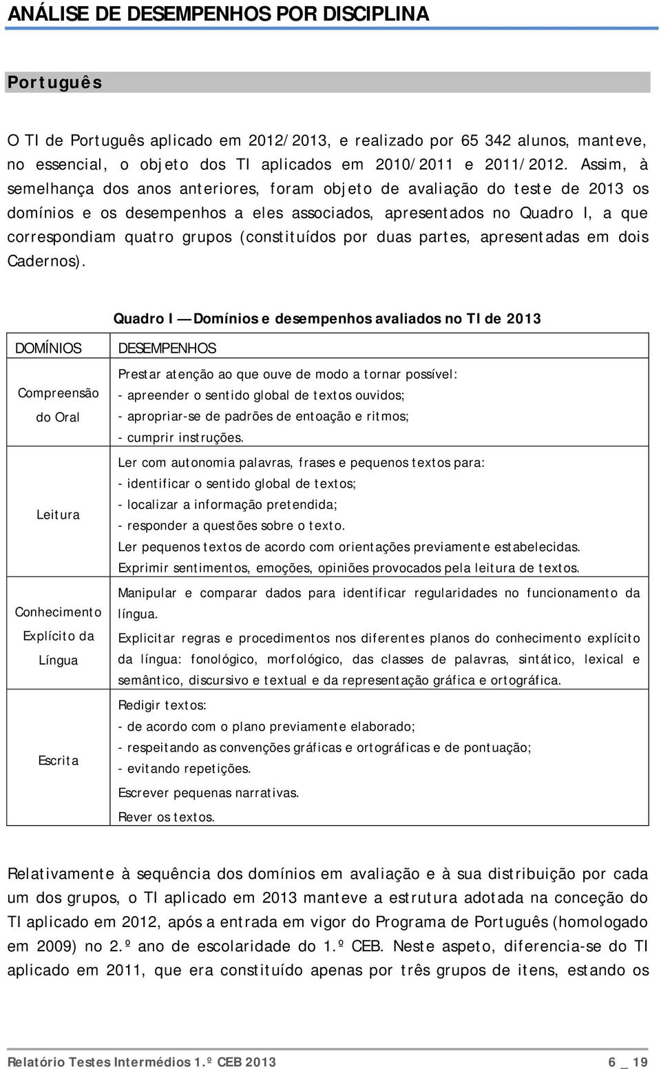 (constituídos por duas partes, apresentadas em dois Cadernos).