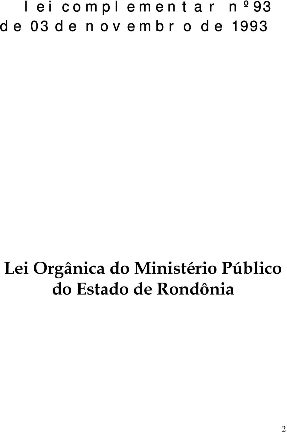 Orgânica do Ministério