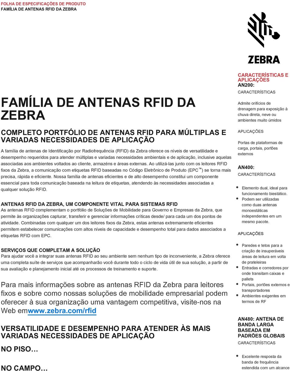 associadas aos ambientes voltados ao cliente, armazéns e áreas externas.