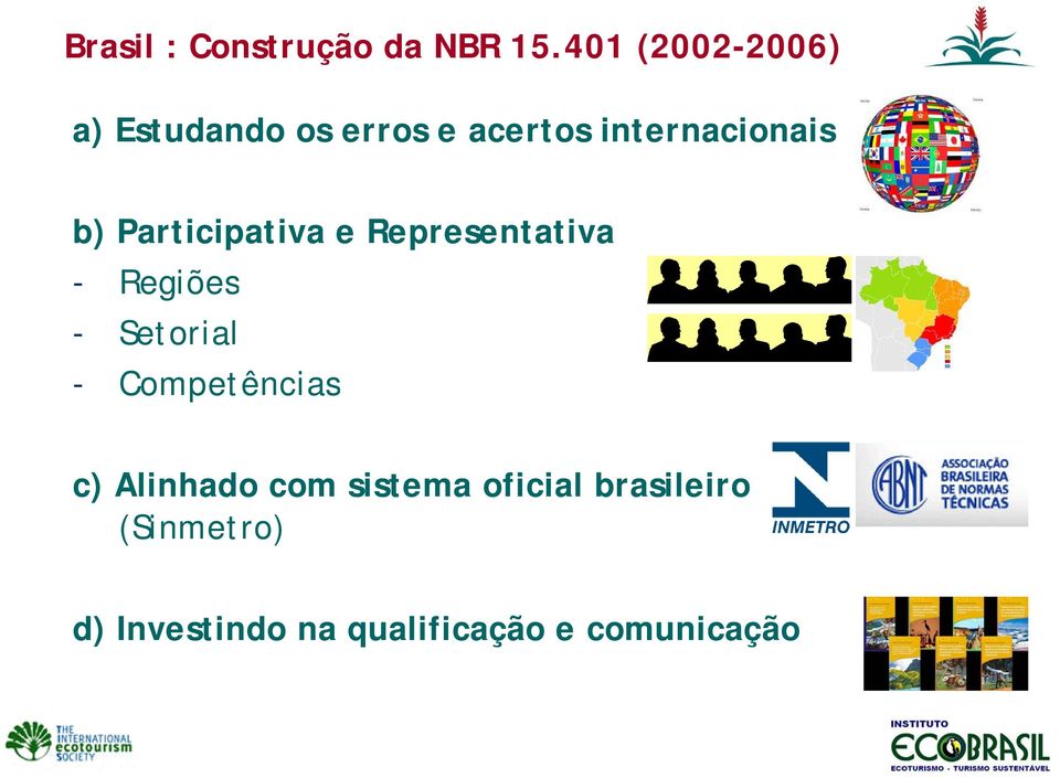 b) Participativa e Representativa - Regiões - Setorial -