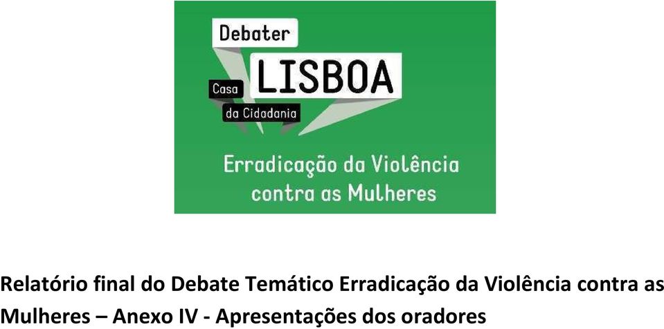 Violência contra as Mulheres