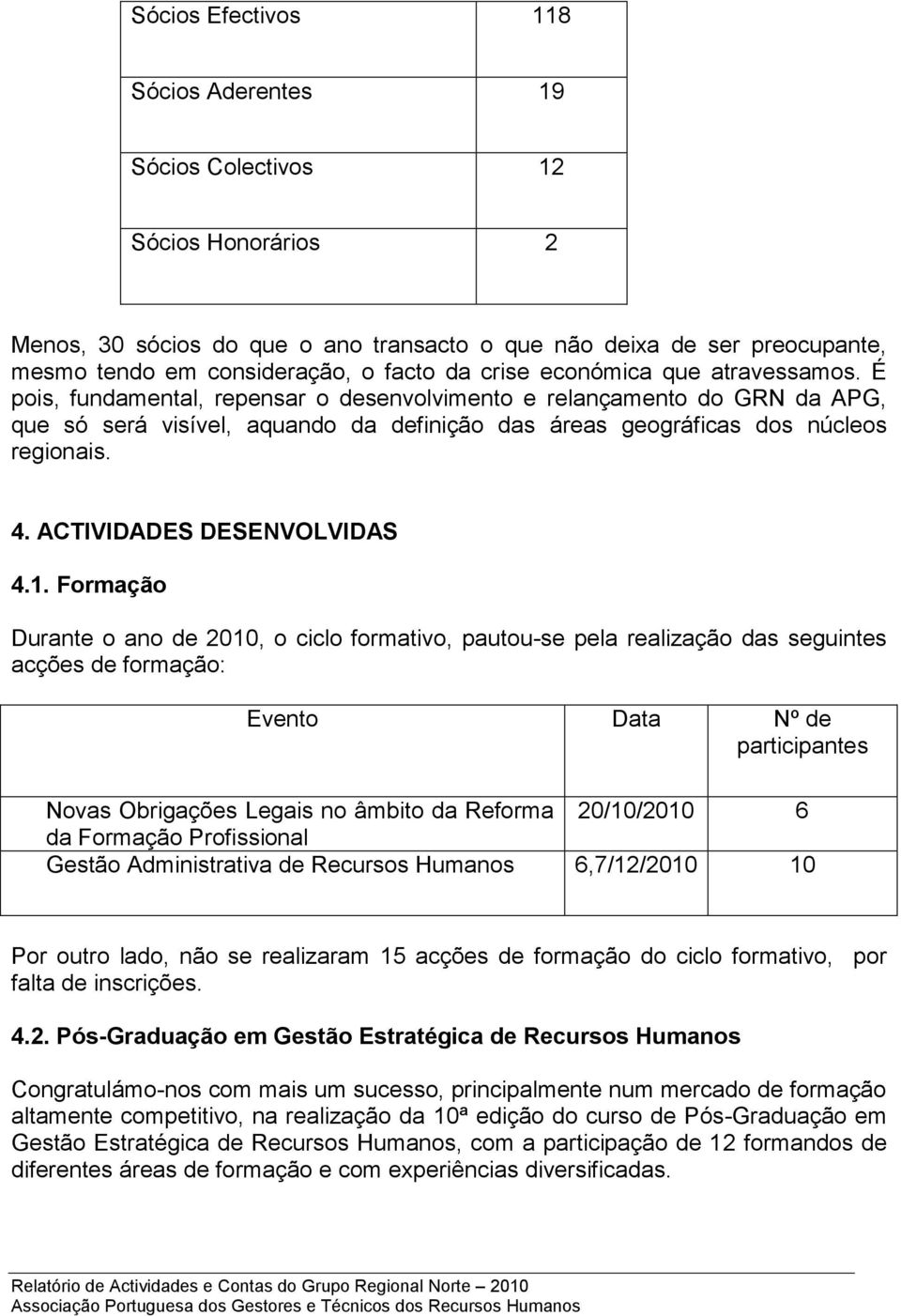 4. ACTIVIDADES DESENVOLVIDAS 4.1.